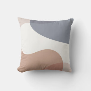 Abstract Art Design Purple Throw Pillow