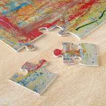 Abstract Art Designer Puzzles & Games "Cross"