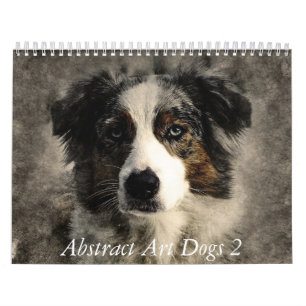 Abstract Art Dogs 2 Calendar