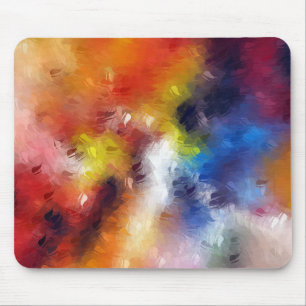 Abstract Art Elegant Colourful Modern Template Mouse Pad