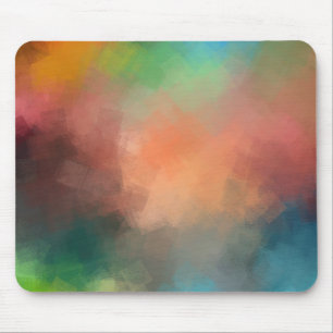 Abstract Art Elegant Colourful Trendy Template Mouse Pad
