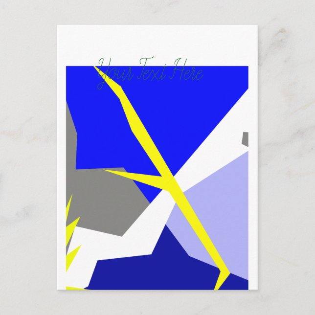 Abstract Art Energy Postcard (Front)