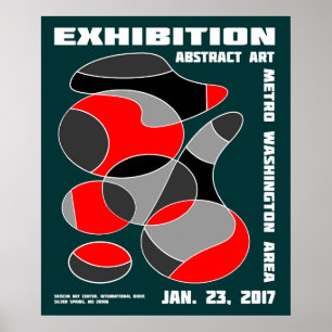 Abstract Art Exhibition Poster #1