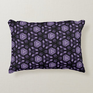 Abstract art eyes and diamond watercolour pattern  accent pillow