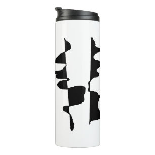 Abstract Art Faces Insulated Bottle 