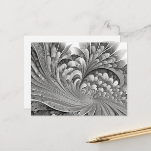 abstract art flower holiday postcard