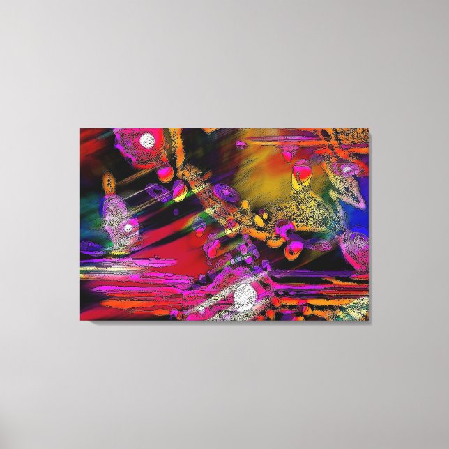 Abstract Art 'Flying High'  Canvas Print (Front)