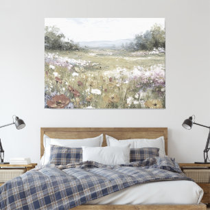 Abstract art for modern farmhouse canvas print