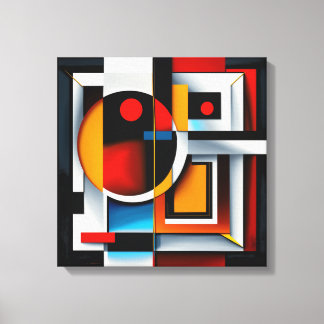 Abstract art frame canvas print