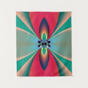 Abstract Art Funky Flower Tapestry