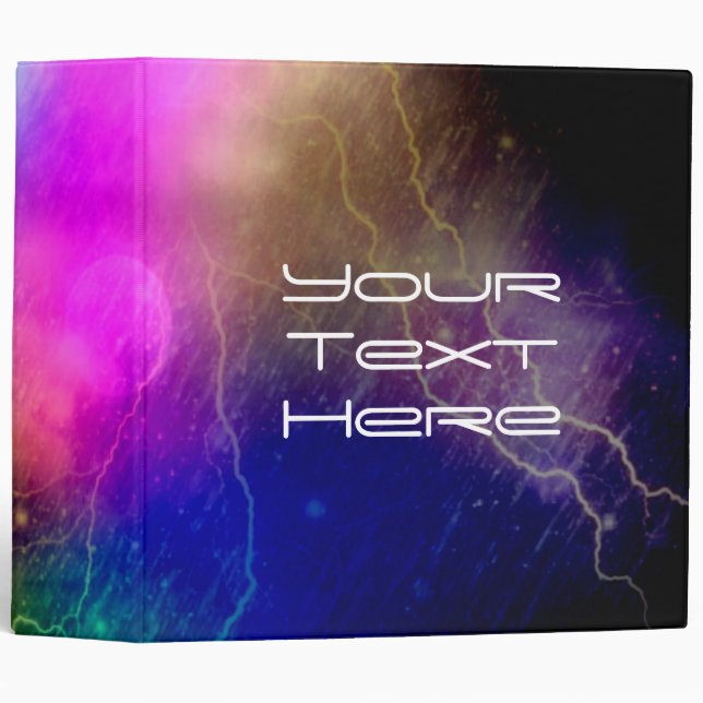 Abstract Art Galaxy Binder (Front/Spine)