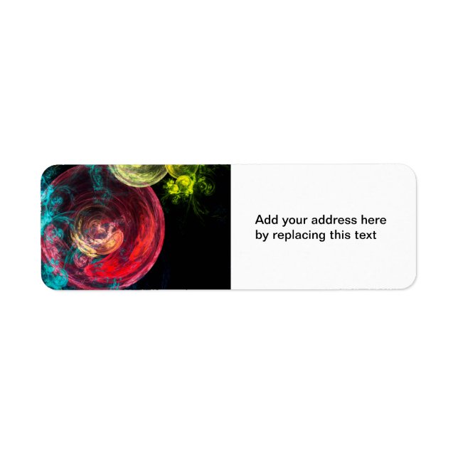 Abstract Art Galaxy Circles (Front)