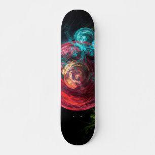 Abstract Art Galaxy Circles Skateboard