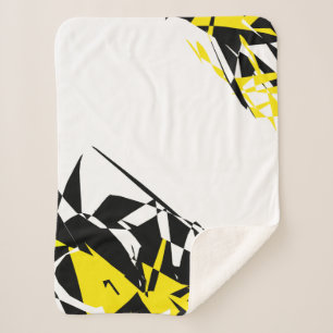 Abstract Art Geometry One Of A Kind Throw Blanket