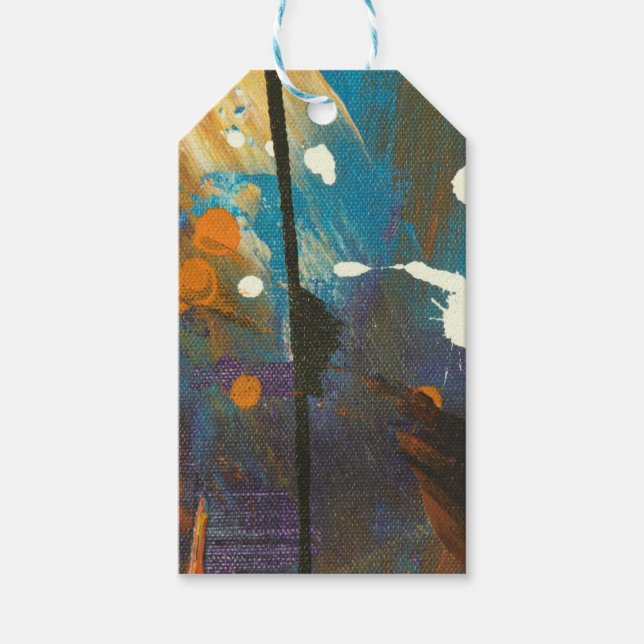 Abstract Art Gift Tag (Front)