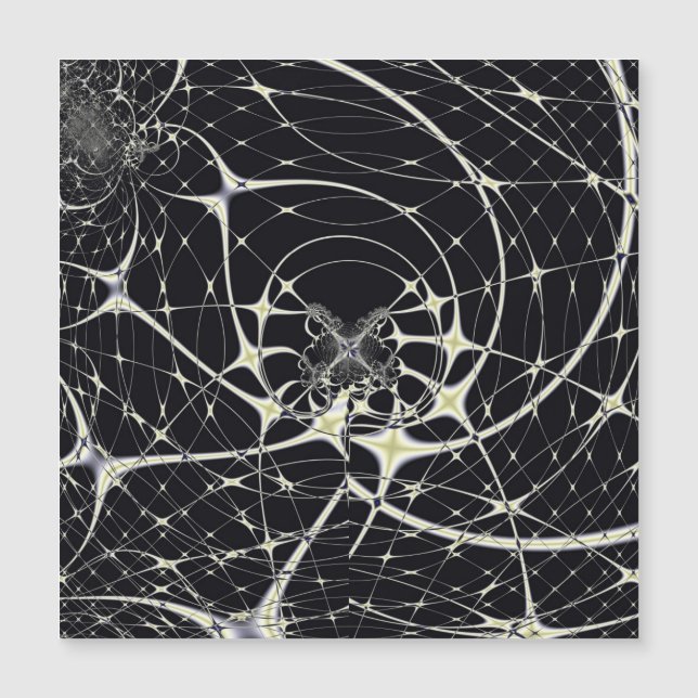 Abstract Art Golden Spiderweb (Front)