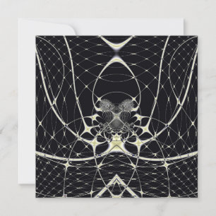 Abstract Art Golden Spiderweb