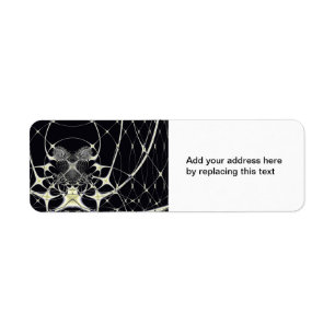 Abstract Art Golden Spiderweb