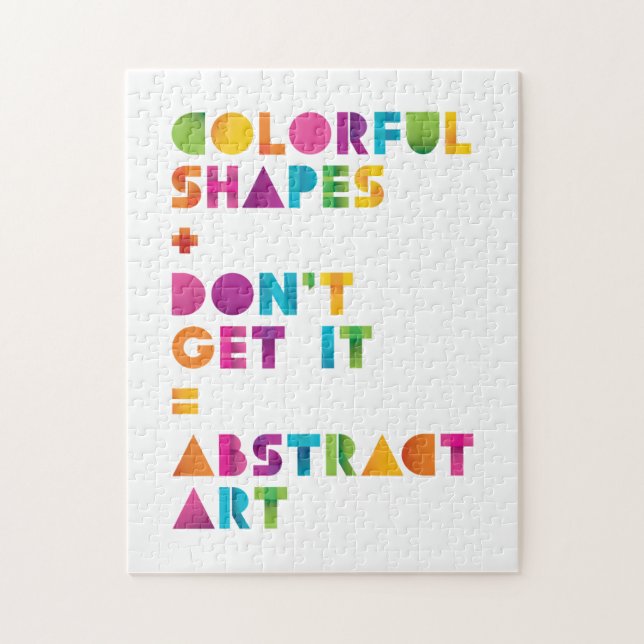 Abstract Art Jigsaw Puzzle (Vertical)