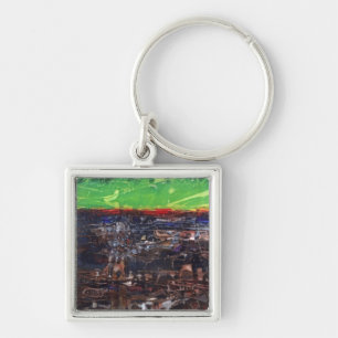 Abstract Art Key Chain
