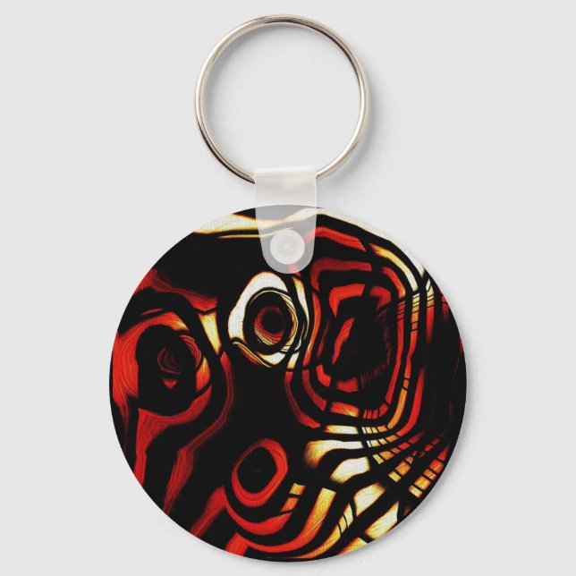 Abstract Art Keychain (Front)