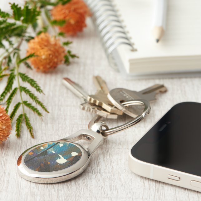 Abstract Art  Keychain (Side)