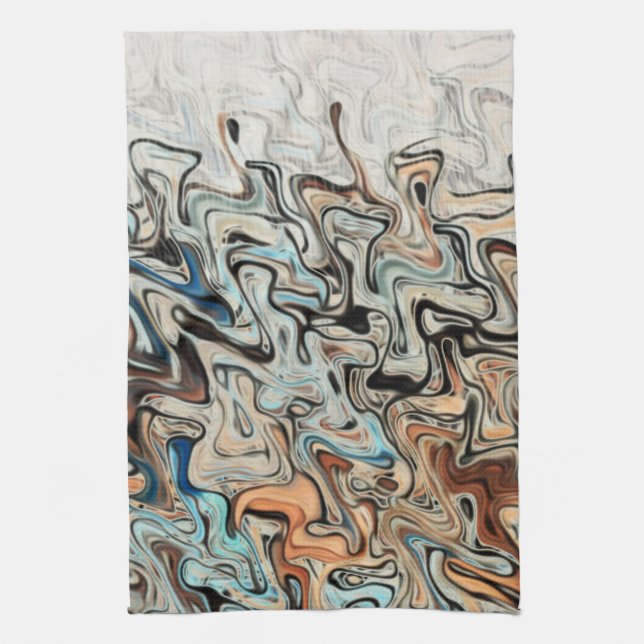 Abstract Art Kitchen Towel (Vertical)
