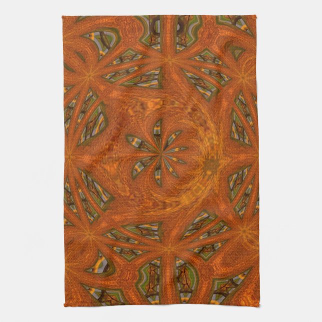Abstract Art Labyrinth Kitchen Towel (Vertical)