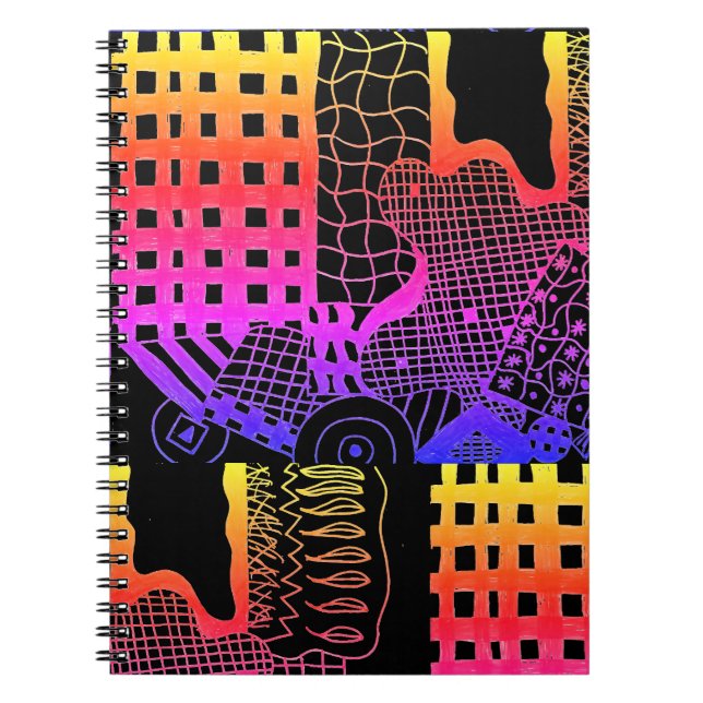 abstract art "Life in my eyes" Notebook (Front)