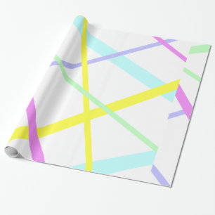Abstract Art Lines Wrapping Paper