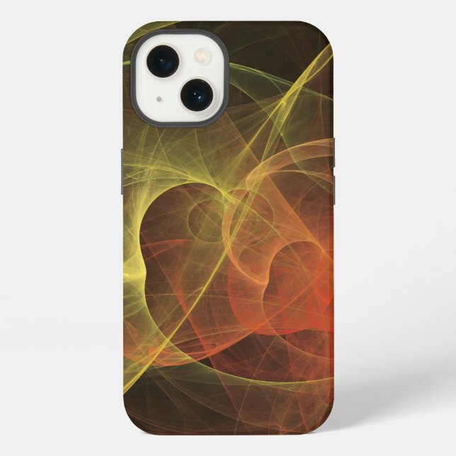 Abstract Art Magic Flame iPhone Case (Back)