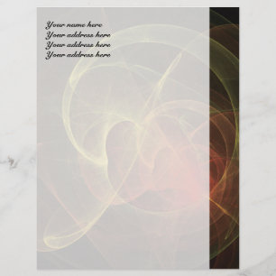 Abstract Art Magic Flame Letterhead