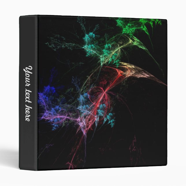 Abstract Art Magic Lights Binder (Front/Spine)
