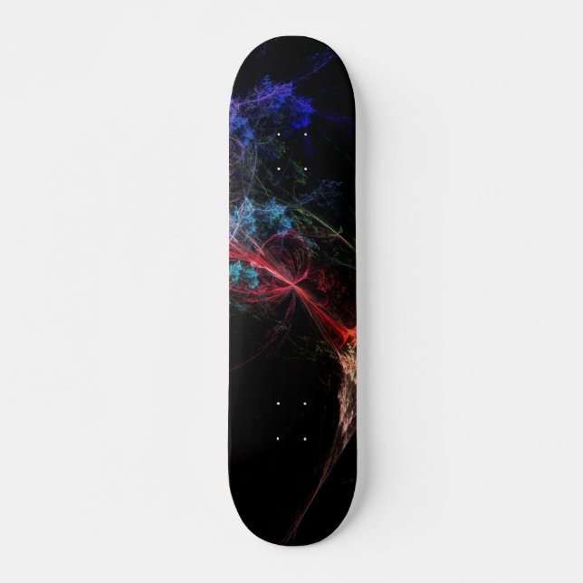 Abstract Art Magic Lights Skateboard (Front)