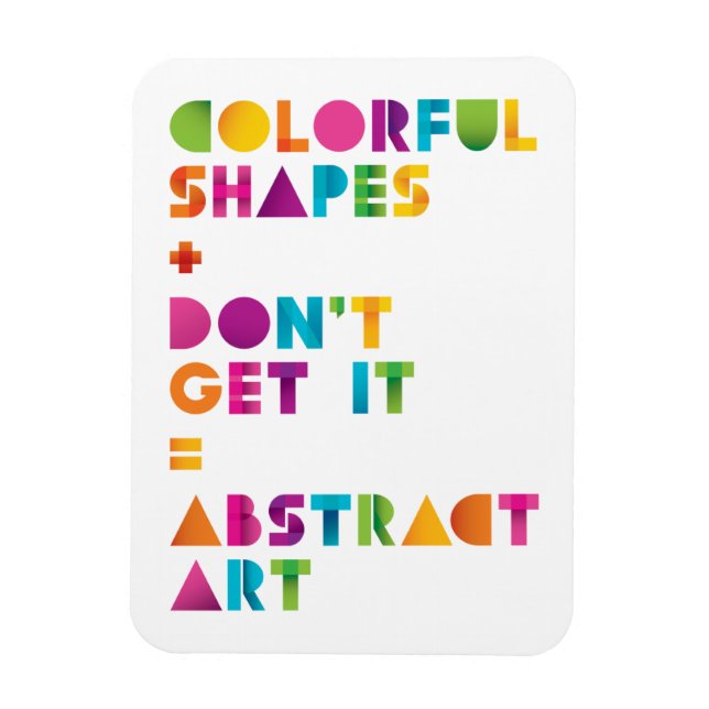Abstract Art Magnet (Vertical)