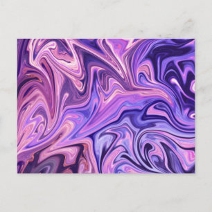 Abstract art masterpiece postcard