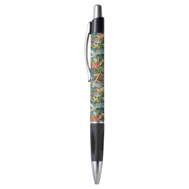 Abstract Art Medical Icon Pattern Pen (Top (Vertical))