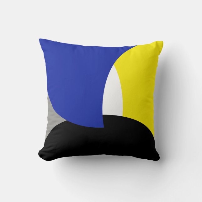 Abstract Art Minimaistic Cushion Throw Pillow (Front)