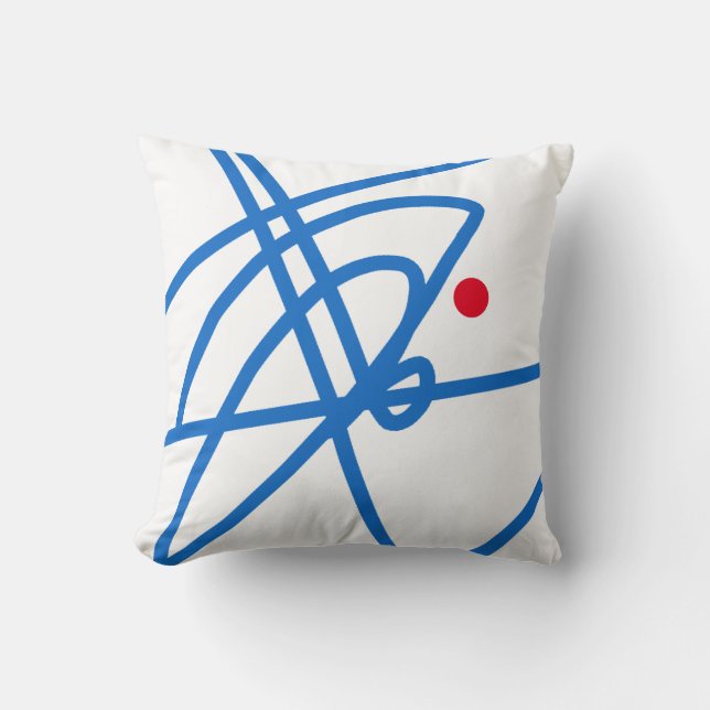 Abstract Art Minimalism Throw Pillow Cushion (Front)