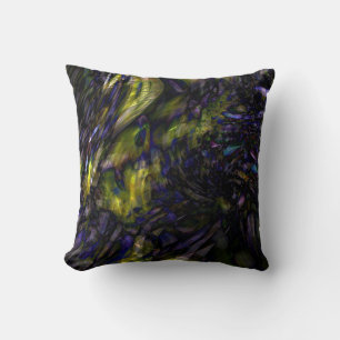 Abstract Art Modern Colour Splash Artistic Colourf Throw Pillow