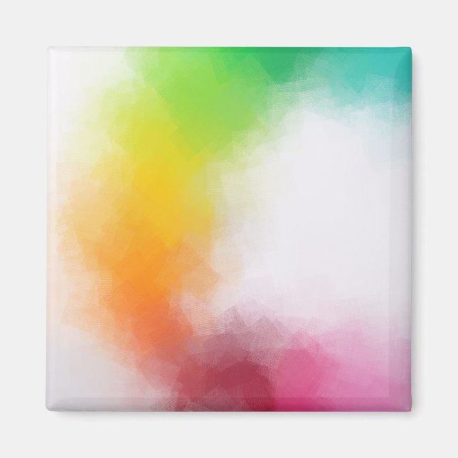 Abstract Art Modern Elegant Colourful Template Magnet (Front)