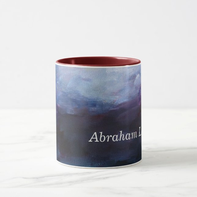 Abstract Art Modern Personalized  Mug (Center)