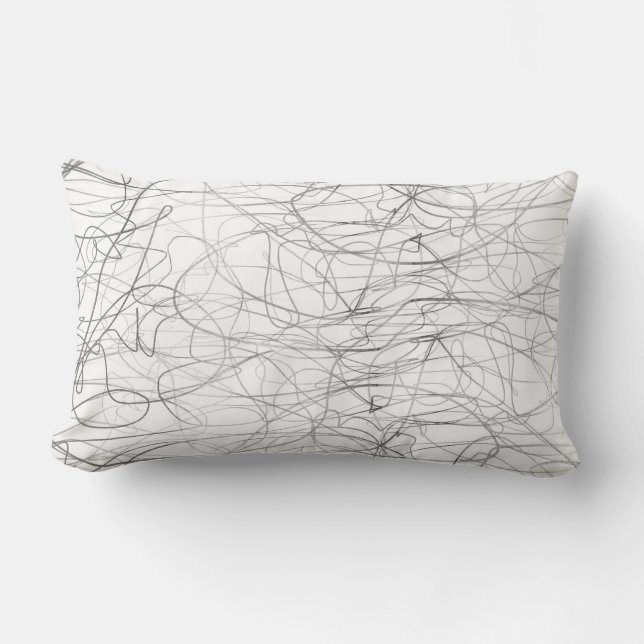 abstract art modern style original design pillow (Front)