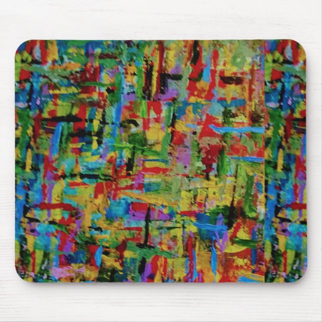 abstract art mouse pad (Front)