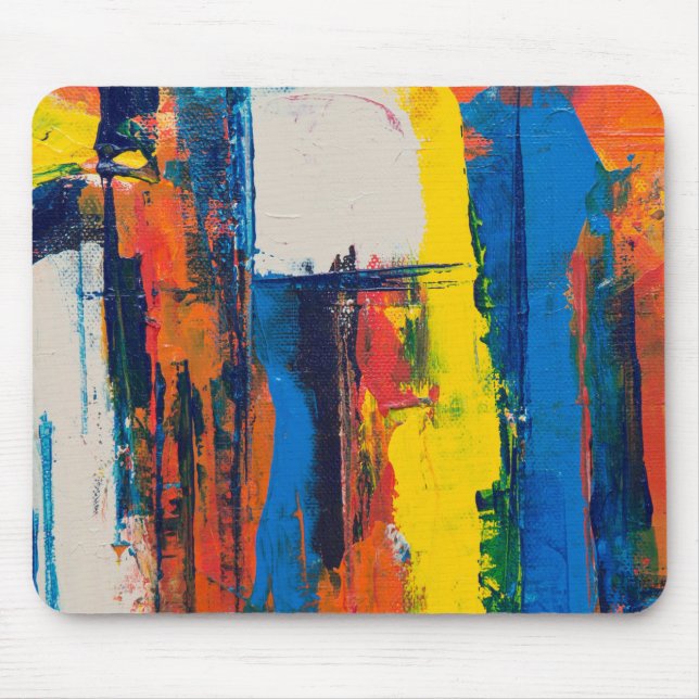 Abstract Art Mouse Pad (Front)