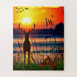 Abstract Art Nature 16"x 20", 56 Piece Jigsaw Puzzle