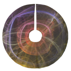 Abstract Art New World Brushed Polyester Tree Skirt