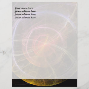 Abstract Art New World Letterhead