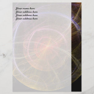 Abstract Art New World Letterhead