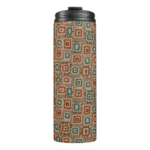 Abstract Art Old Cloth Patches Thermal Tumbler